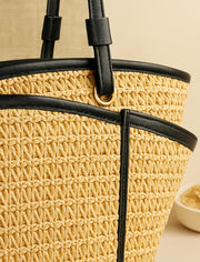 The Riviera Premium Straw Tote