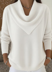 FLASH SALE – LIMITED STOCK - Elegant Knit Triangle Neck Sweater