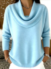 FLASH SALE – LIMITED STOCK - Elegant Knit Cowl Neck Sweater